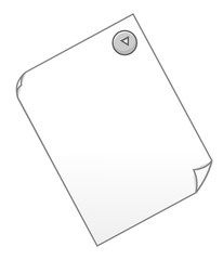 Paper with drawing pin