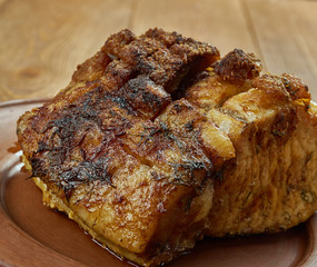 German fried pork loin