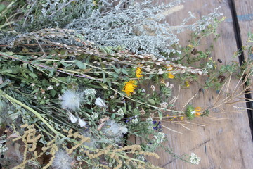 Dried medicinal herbs