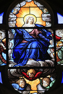 L'Assomption de la Vierge. Cath&eacute;drale Saint-Etienne. Bourges. / The Assumption of the Virgin. St. Stephen's Cathedral. Bourges.
