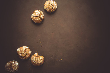 Top view on chocolate 