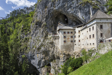 Naklejka premium Predjama Castle - Slovenia, Europe