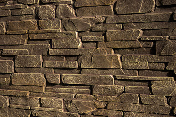 stone wall of sandstone
