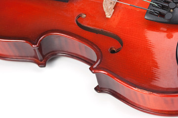 Obraz premium violin isolated on white