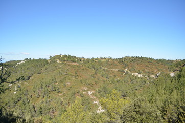 Naklejka premium Massif des Alpilles