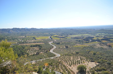 Obraz premium Paysage des Baux-de-Provence