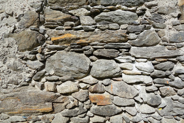Alte graue Steinmauer