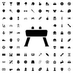 Vaulting horse icon. set of filled sport icons. © Ilgun