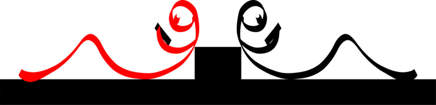 Stick Figure Humping F U 6" Vinyl Sticker - White Car Decal Window Bumper Sticker