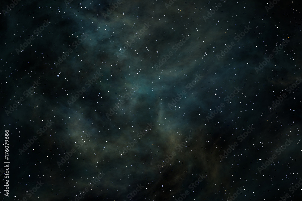 Canvas Prints space background with nebula and stars