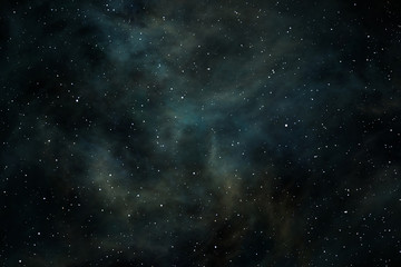 Space background with nebula and stars