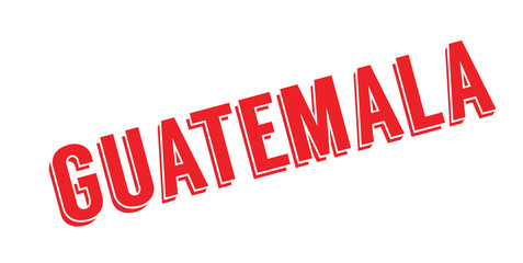 Guatemala rubber stamp. Grunge design with dust scratches. Effects can be easily removed for a clean, crisp look. Color is easily changed.