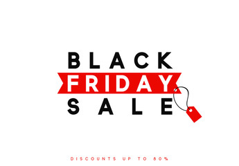 Fototapeta premium Black Friday sale