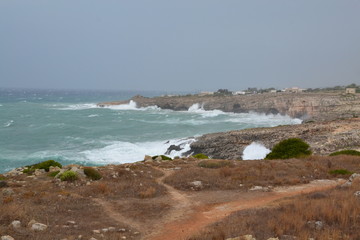 Salento - mare in burrasca