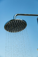 shower on the beach