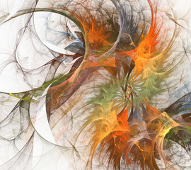 Colorful fractal twirl © mariyakuprevich