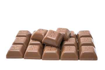 chocolate isolated