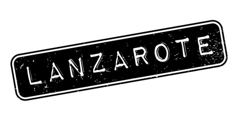 Lanzarote rubber stamp. Grunge design with dust scratches. Effects can be easily removed for a clean, crisp look. Color is easily changed.