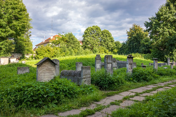 Fototapeta na wymiar Cementerio judío de Cracovia