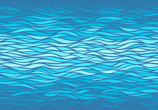 Blue Waves Background