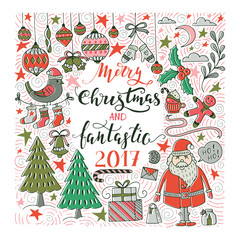 Christmas greeting card