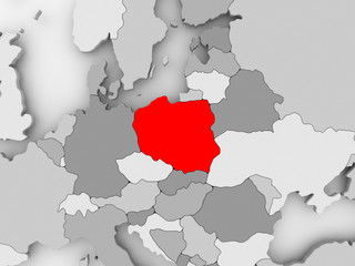 Fototapeta premium Map of Poland