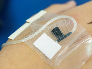 Hand of The Patient in the Hospital