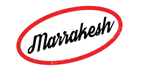 Marrakesh rubber stamp. Grunge design with dust scratches. Effects can be easily removed for a clean, crisp look. Color is easily changed.