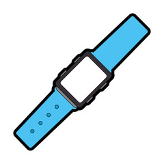 wristle watch isolated icon