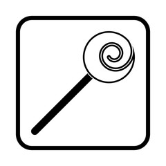 Halloween candy. Vector icon. For web and mobile