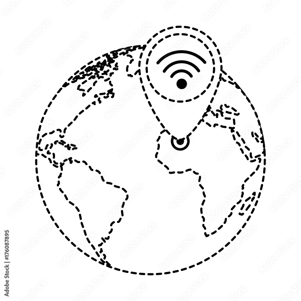 Poster planet with pointer location