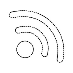 wifi signal isolated icon