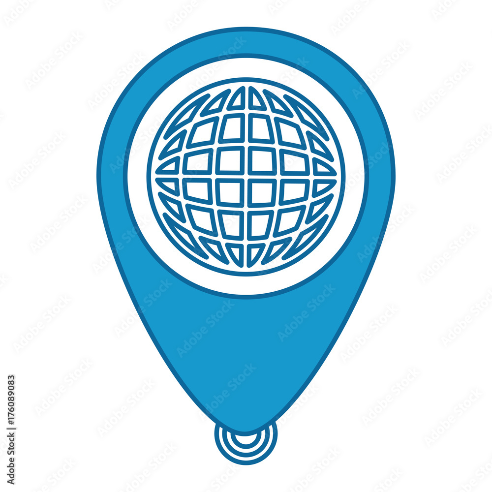 Poster planet with pointer location