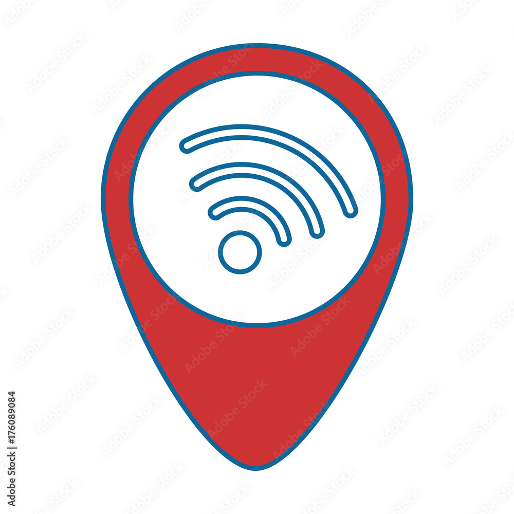 Poster pointer location with wifi signal