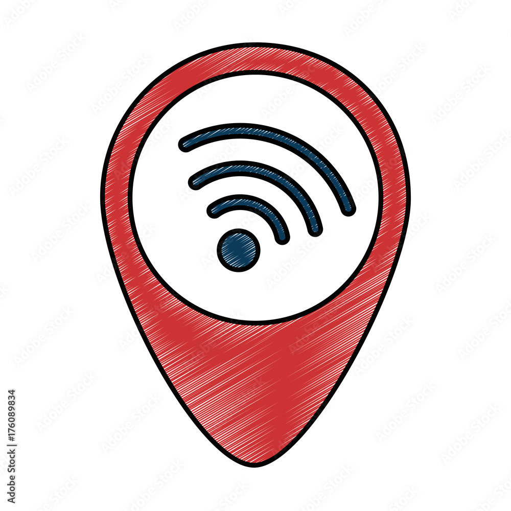 Poster pointer location with wifi signal
