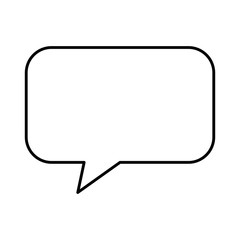 speech bubble isolated icon