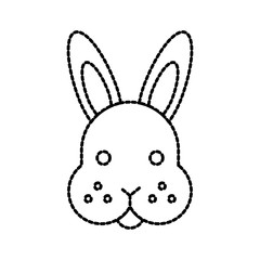 farm animal rabbit face cute furry