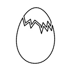 broken chicken egg food farm