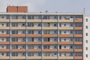 Balkone, Wohnhaus, Hochhaus, Bremen