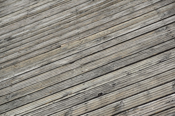 Close up of wooden jetty . wooden board for walk