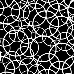 Fototapeta premium Circle seamless pattern. Vector seamless pattern. Modern stylish texture. Repeating circles background