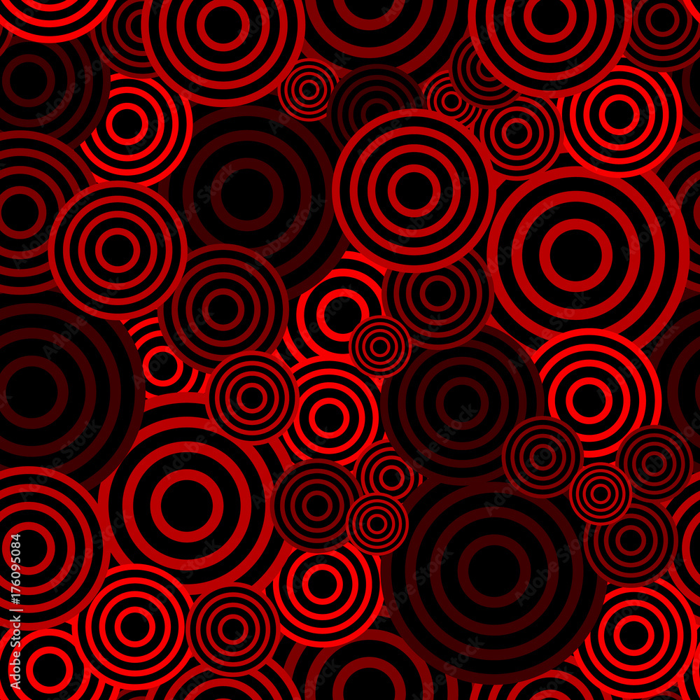 Poster circle seamless pattern. seamless circle vector illustration background. repeating geometric tiles. 