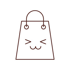 kawaii paper gift bag shopping commerce market