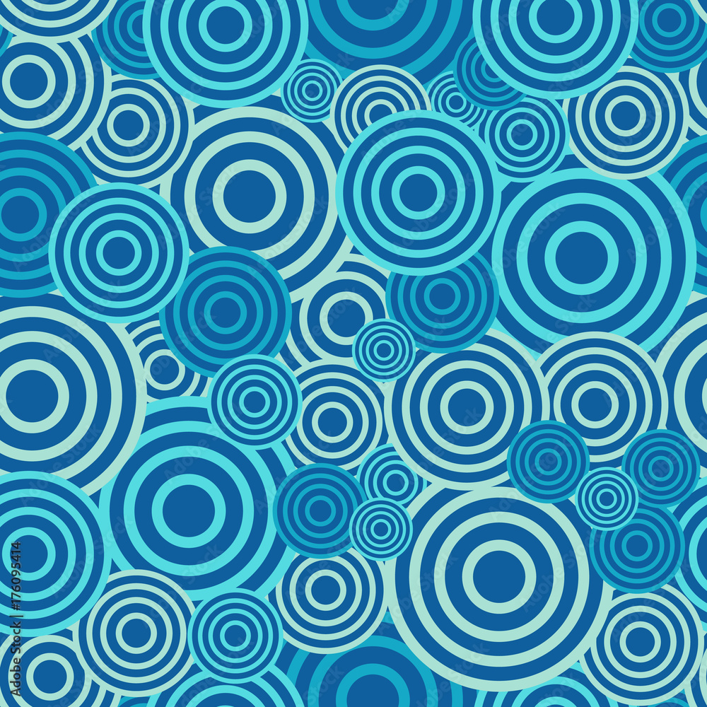 Poster circle seamless pattern. seamless circle vector illustration background. repeating geometric tiles. 
