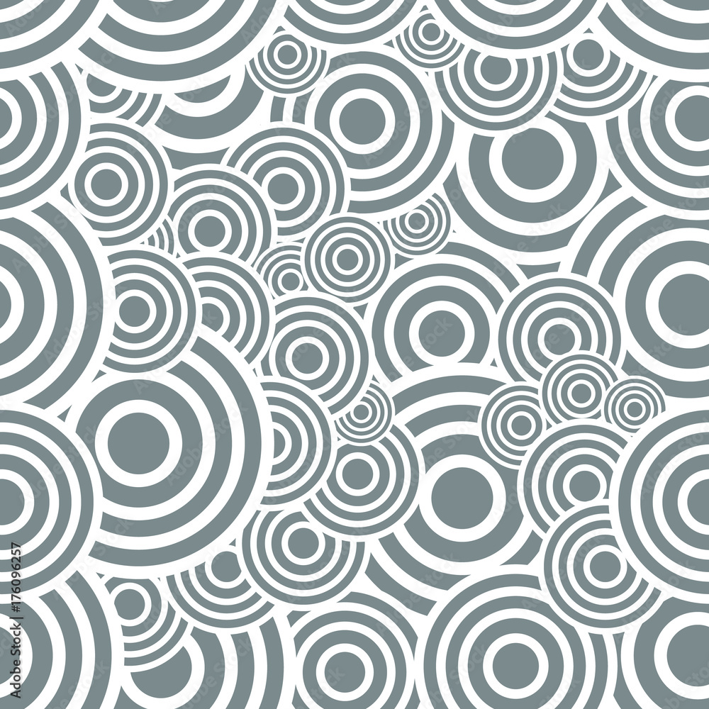 Poster circle seamless pattern. seamless circle vector illustration background. repeating geometric tiles. 