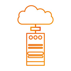 cloud computing tower computer transfer information