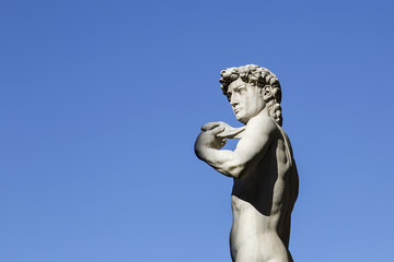Michelangelo's David in Piazza Della Signoria