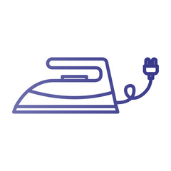 iron icon for laundry service clothing electrical