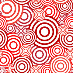 Circle seamless pattern. Seamless circle vector illustration background. Repeating geometric tiles. Concentric circles