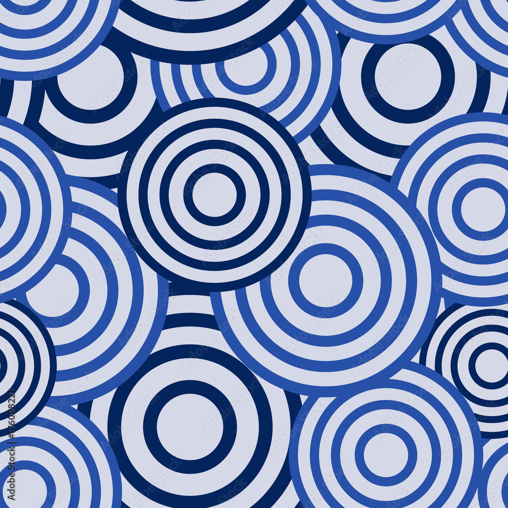 Poster circle seamless pattern. seamless circle vector illustration background. repeating geometric tiles. 